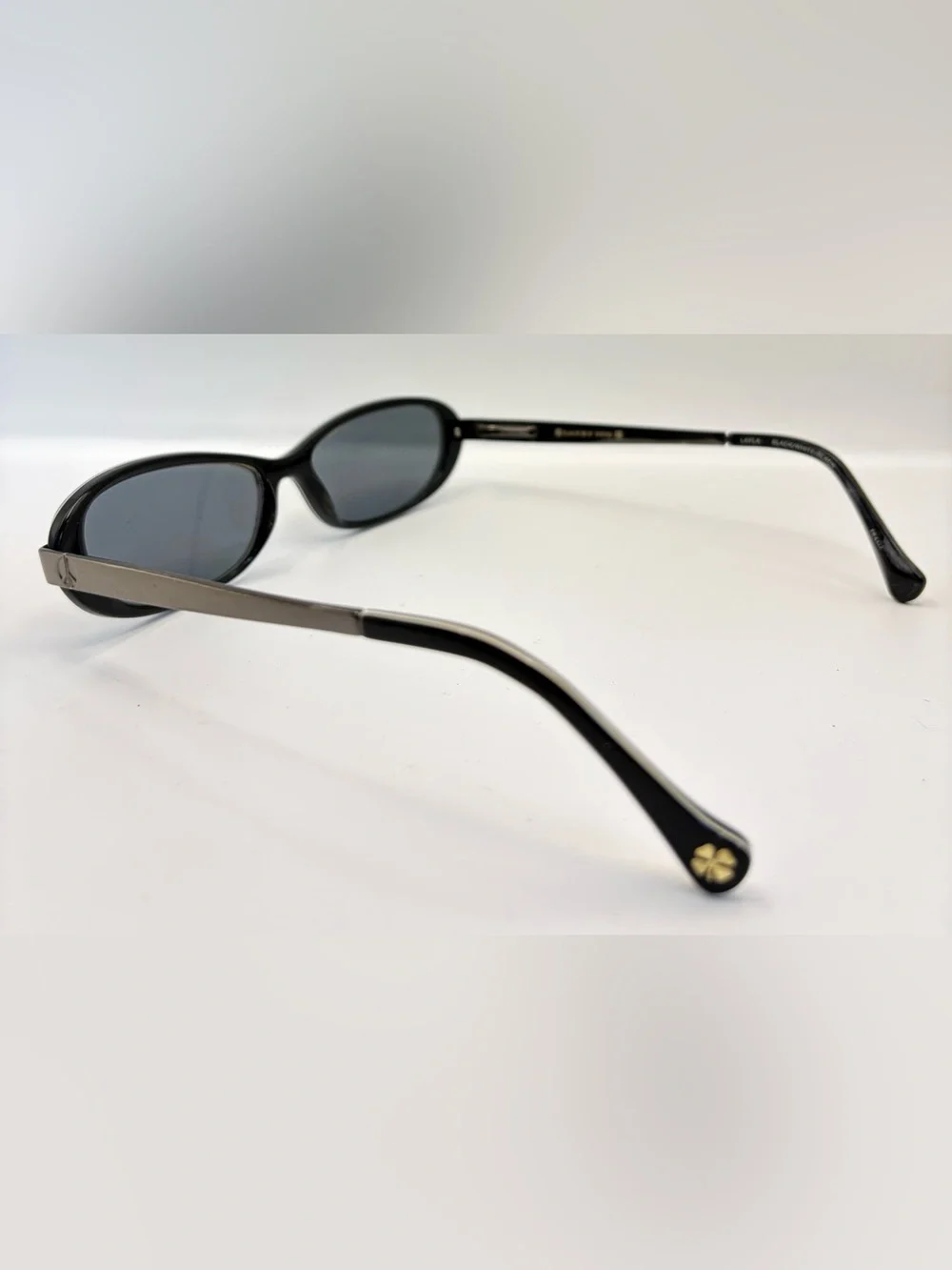 Luck Brand Layla Black Oval Sunglasses Frames Only